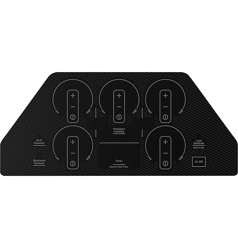 GE Profile - ENERGY STAR 36" Built-In Electric Induction Cooktop - Black