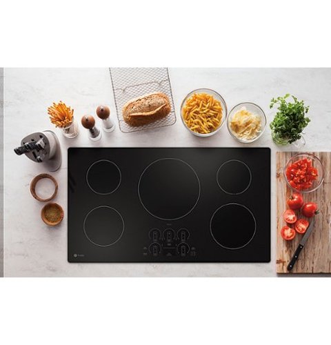 GE Profile - ENERGY STAR 36" Built-In Electric Induction Cooktop - Black