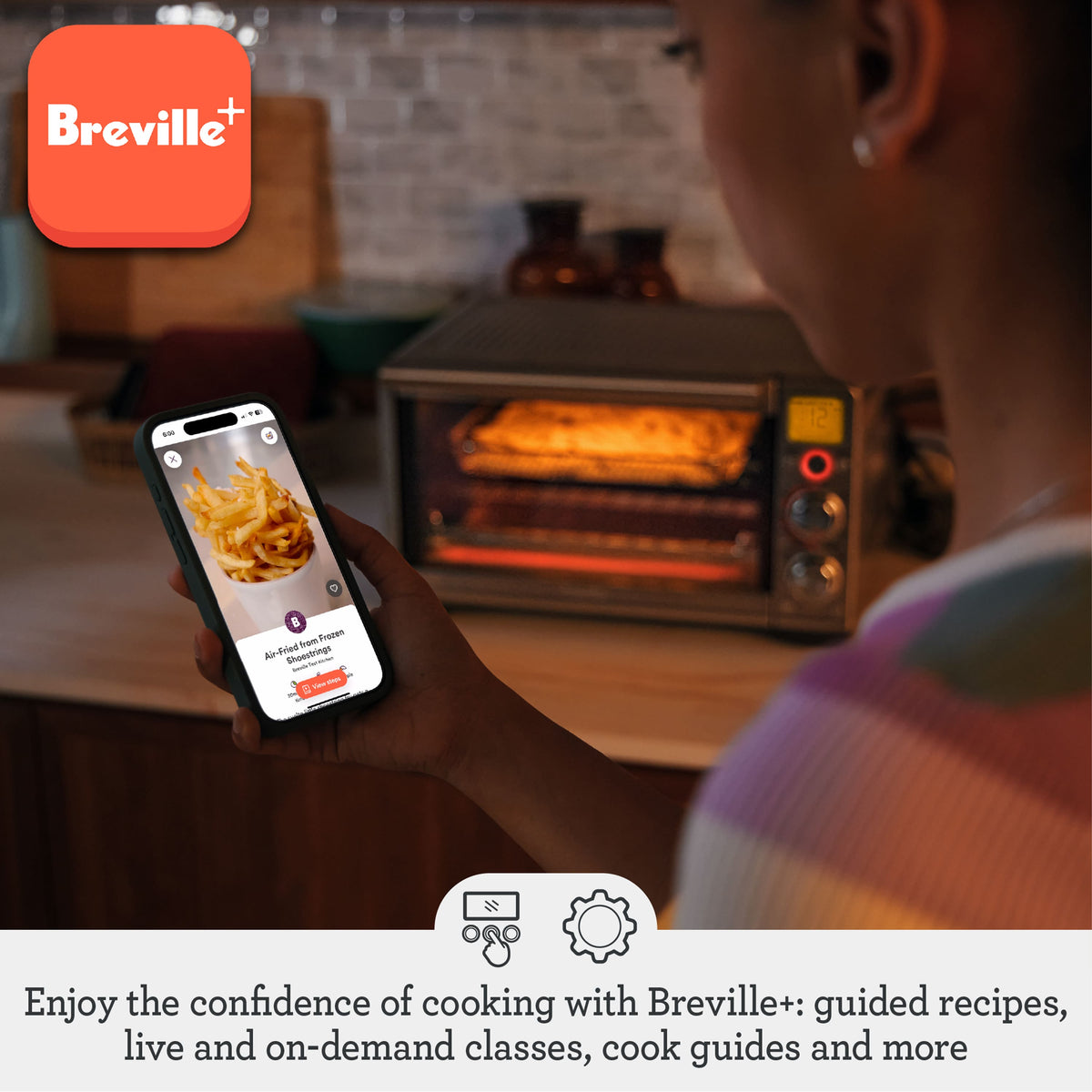 Breville - the Smart Oven Air Fryer Compact - Brushed Stainless Steel