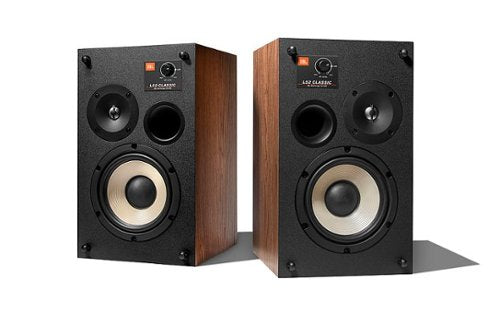 JBL - L52 Classic 5-1/4" Passive 2-Way Bookshelf Speaker (Pair) - Orange Grille