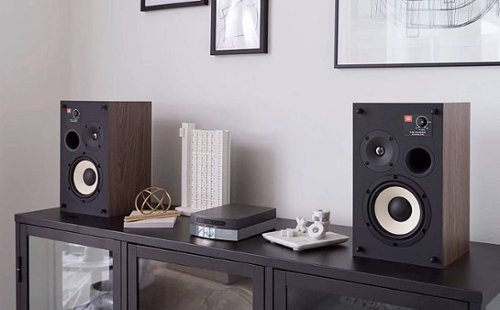 JBL - L52 Classic 5-1/4" Passive 2-Way Bookshelf Speaker (Pair) - Orange Grille