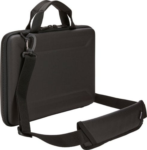Thule - Gauntlet 4 Attaché Briefcase for 14” MacBook Pro, 13” MacBook Pro, 13” MacBook Air, & 12.3" PCs, Laptops & Chromebooks - Black