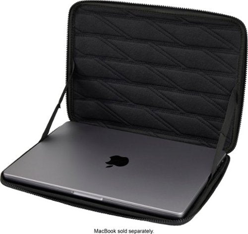 Thule - Gauntlet Laptop Sleeve Laptop Case for 14” Apple MacBook Pro, 13” Apple MacBook Pro, Air, PCs, Laptops & Chromebooks - Black