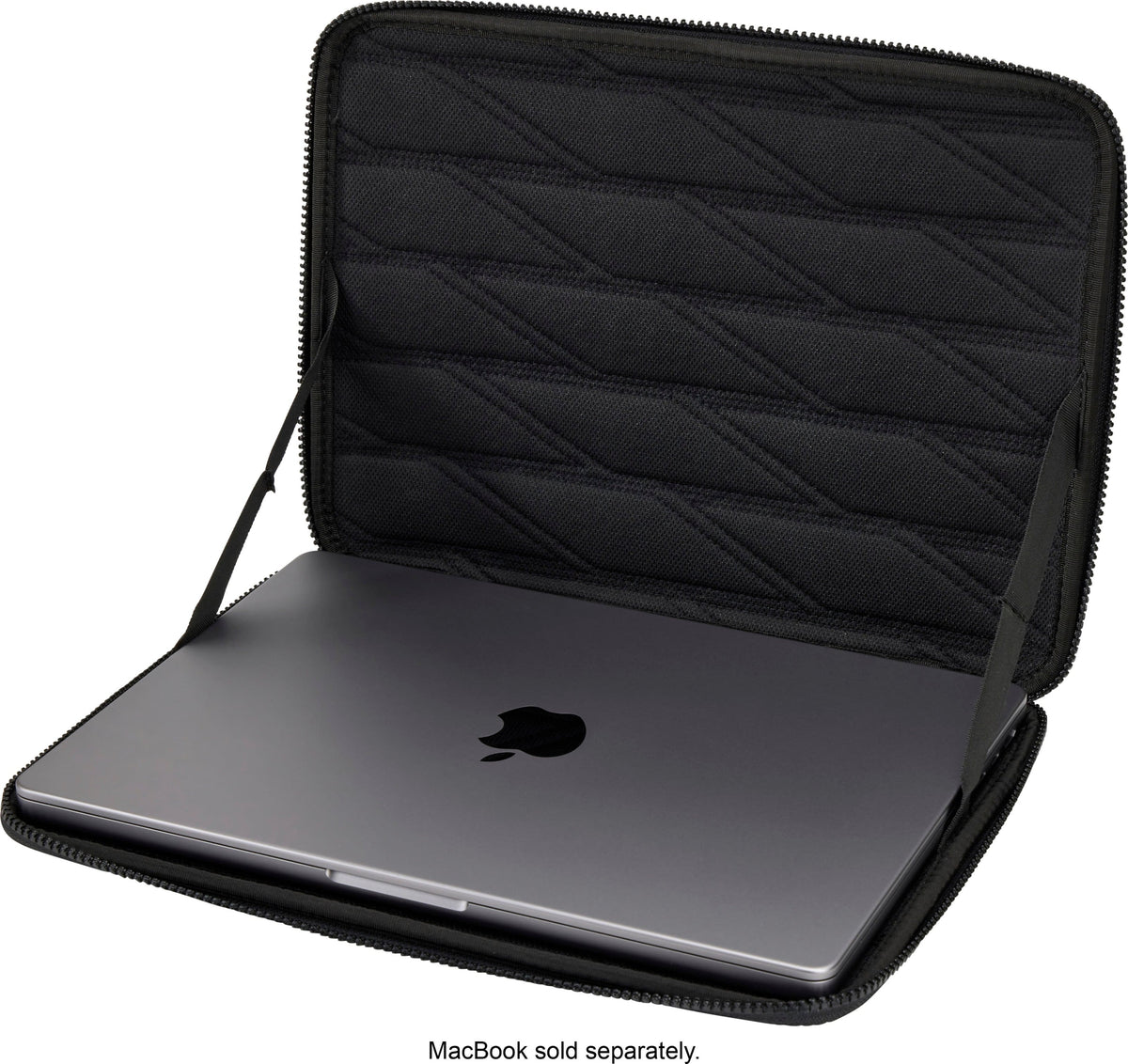 Thule - Gauntlet Laptop Sleeve Laptop Case for 14” Apple MacBook Pro, 13” Apple MacBook Pro, Air, PCs, Laptops & Chromebooks - Black
