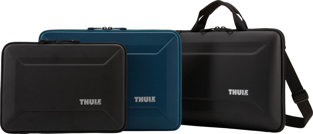 Thule - Gauntlet Laptop Sleeve Laptop Case for 14” Apple MacBook Pro, 13” Apple MacBook Pro, Air, PCs, Laptops & Chromebooks - Black