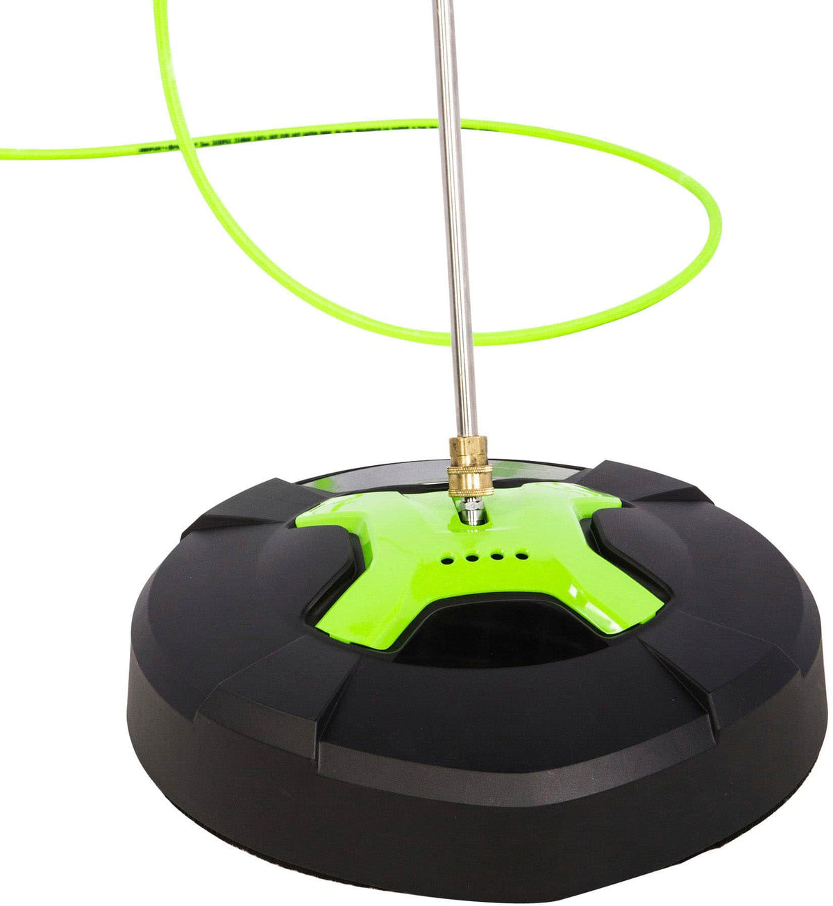 Greenworks - 15" Pressure Washer Surface Cleaner Attachment (3100 PSI MAX) - Black/Green