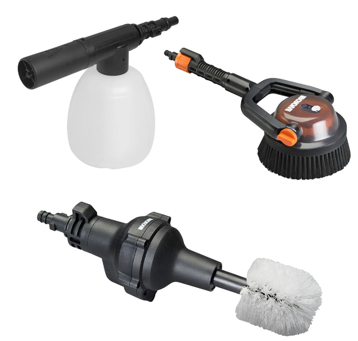 WORX - Hydroshot Automotive and Boat Cleaning Kit - Black