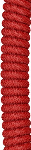 Glorious - Coiled USB-C Artisan Braided Keyboard Cable for Mechanical Gaming Keyboards - Crimson Red
