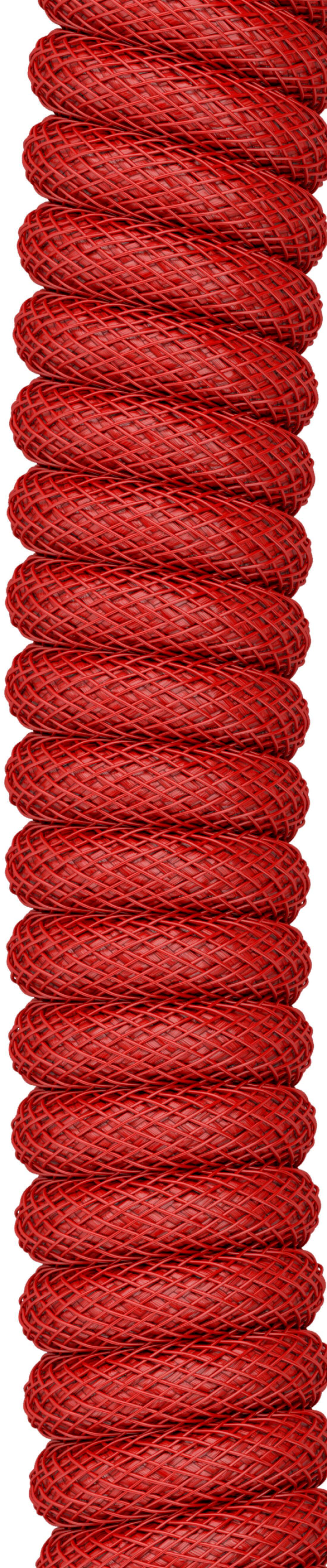 Glorious - Coiled USB-C Artisan Braided Keyboard Cable for Mechanical Gaming Keyboards - Crimson Red