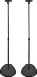 Insignia™ - 28 – 38" Adjustable Height Speaker Stands for Satellite Speakers - Black