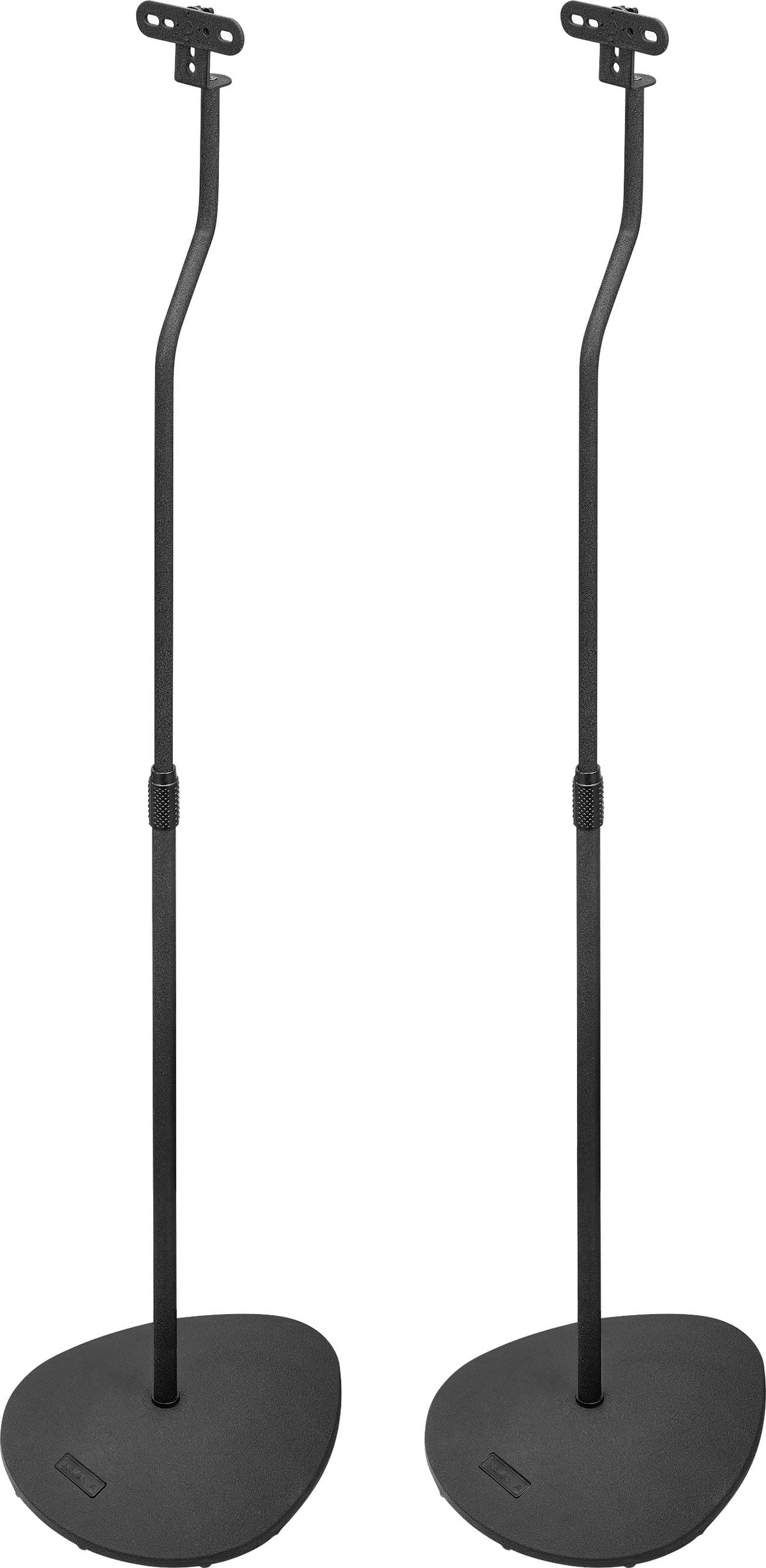Insignia™ - 28 – 38" Adjustable Height Speaker Stands for Satellite Speakers - Black