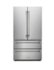 Thor Kitchen - 36 in. Wide 22.5 Cu. Ft. Professional French Door Counter Depth Refrigerator with Ice Maker - Stainless Steel