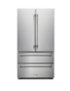 Thor Kitchen - 36 in. Wide 22.5 Cu. Ft. Professional French Door Counter Depth Refrigerator with Ice Maker - Stainless Steel
