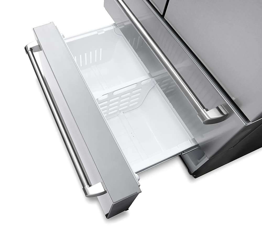 Thor Kitchen - 36 in. Wide 22.5 Cu. Ft. Professional French Door Counter Depth Refrigerator with Ice Maker - Stainless Steel