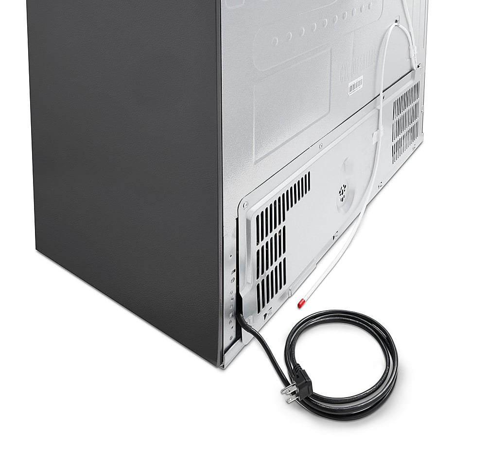 Thor Kitchen - 36 in. Wide 22.5 Cu. Ft. Professional French Door Counter Depth Refrigerator with Ice Maker - Stainless Steel