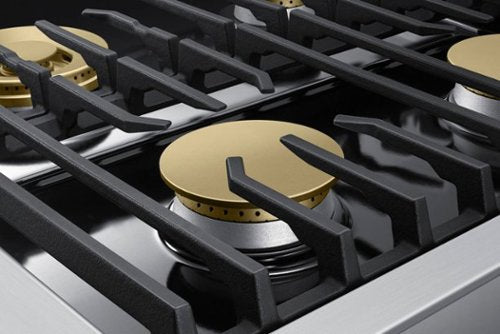Dacor - 36 in. Wide 6 Burner Built-In Gas Rangetop - Silver Stainless Steel