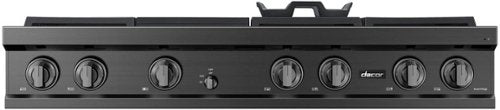 Dacor - 48 in. Wide 6 Burner Built-In Gas Rangetop withGriddle - Graphite Steel