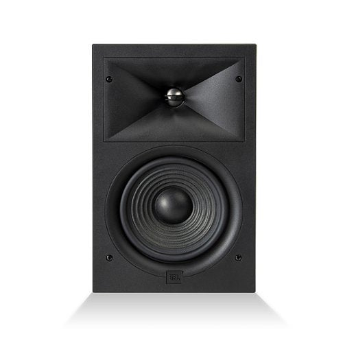 JBL - Stage In-Wall Loudspeaker With 1" Aluminum Dome Tweeter and 6.5" Polycellulose Cone Woofer - Black