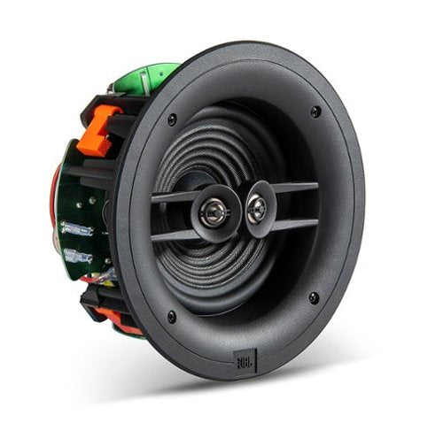 JBL - Stage In-Ceiling Loudspeaker With Dual 3/4" Aluminum Dome Tweeters and 6.5" Polycellulose Cone Woofer - Black
