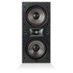JBL - Studio 6 Dual-6.5" 2-Way In-Wall Speaker with Compression Tweeter - Black