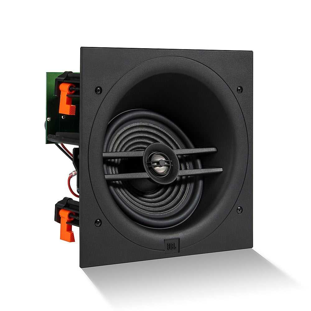 JBL - Stage Angled In-Ceiling Loudspeaker With 1" Aluminum Dome Tweeter and 6.5" Polycellulose Cone Woofer - Black
