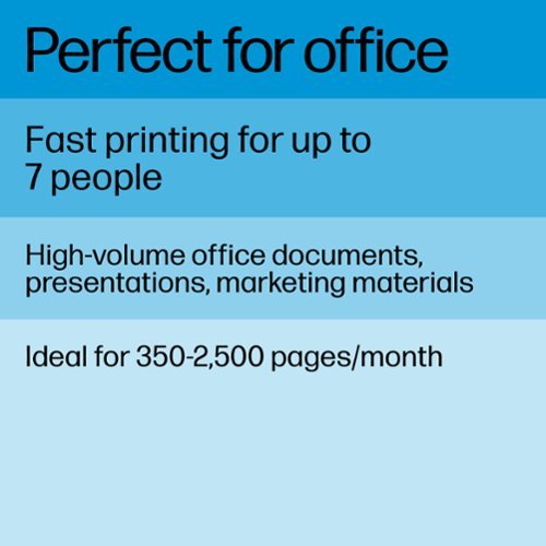HP - LaserJet Pro 3001dw Wireless Black-and-White Laser Printer - White