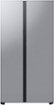 Samsung - 36 in. Wide BESPOKE Side-by-Side Smart Refrigerator with Beverage Center - Stainless Steel