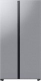 Samsung - 36 in. Wide BESPOKE Side-by-Side Smart Refrigerator with Beverage Center - Stainless Steel