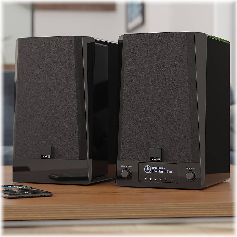 SVS - Prime Wireless Pro Powered Speaker Pair - Black