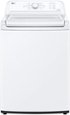 LG - 4.1 Cu. Ft. High-Efficiency Top Load Washer with TurboDrum Technology - White