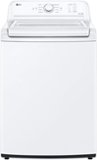 LG - 4.1 Cu. Ft. High-Efficiency Top Load Washer with TurboDrum Technology - White