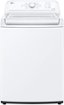 LG - 4.1 Cu. Ft. High-Efficiency Top Load Washer with TurboDrum Technology - White