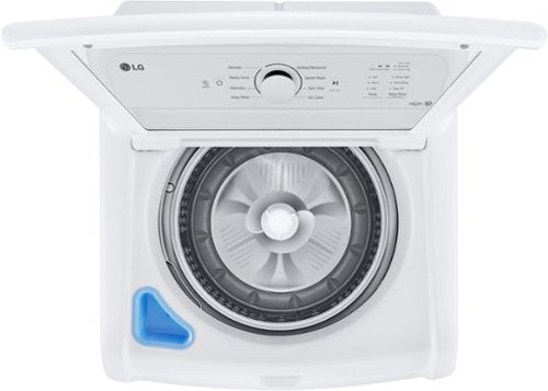 LG - 4.1 Cu. Ft. High-Efficiency Top Load Washer with TurboDrum Technology - White