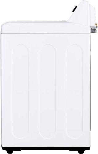 LG - 4.1 Cu. Ft. High-Efficiency Top Load Washer with TurboDrum Technology - White