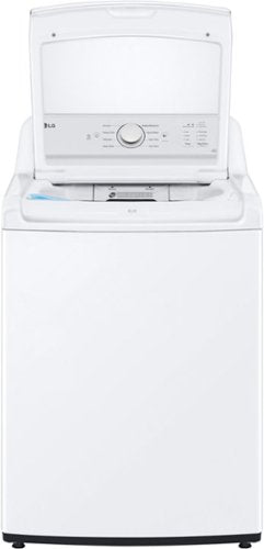 LG - 4.1 Cu. Ft. High-Efficiency Top Load Washer with TurboDrum Technology - White