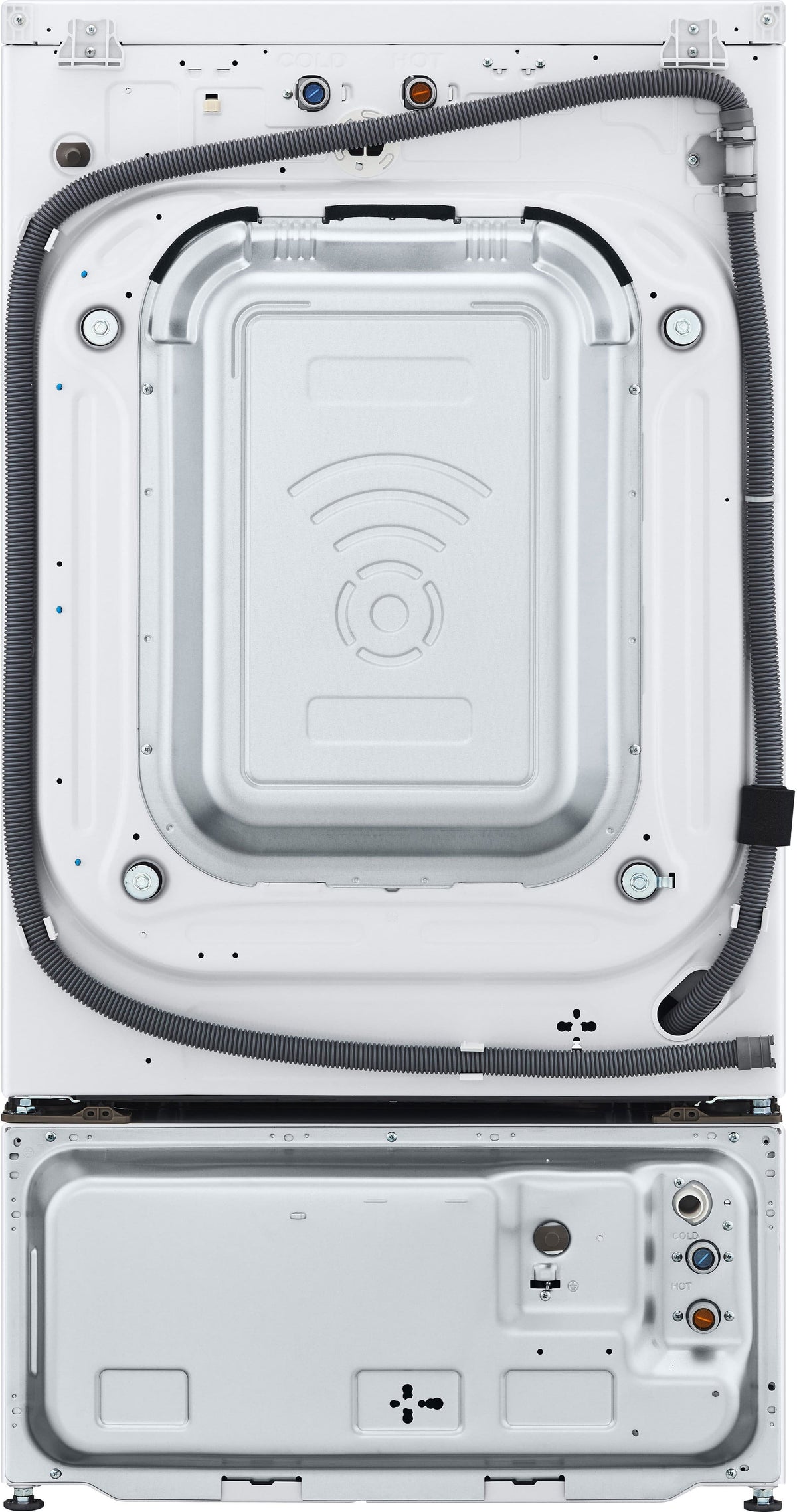 LG - 5.0 Cu. Ft. High-Efficiency Stackable Smart Front Load Washer with Steam and TurboWash 360 - White