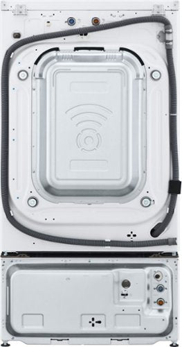 LG - 5.0 Cu. Ft. High-Efficiency Stackable Smart Front Load Washer with Steam and TurboWash 360 - White