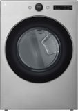 LG - 7.4 Cu. Ft. Stackable Smart Electric Dryer with Steam and Sensor Dry - Graphite Steel