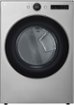 LG - 7.4 Cu. Ft. Stackable Smart Electric Dryer with Steam and Sensor Dry - Graphite Steel