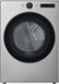 LG - 7.4 Cu. Ft. Stackable Smart Electric Dryer with Steam and Sensor Dry - Graphite Steel