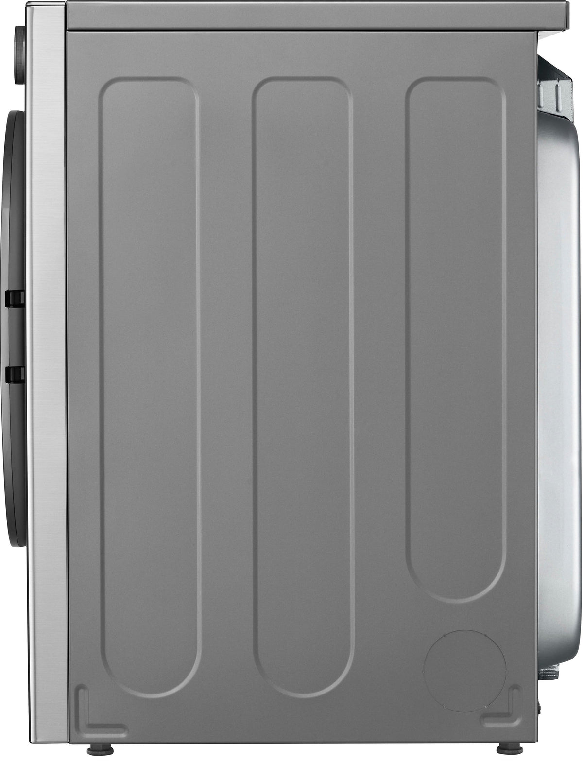 LG - 7.4 Cu. Ft. Stackable Smart Electric Dryer with Steam and Sensor Dry - Graphite Steel