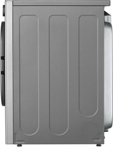 LG - 7.4 Cu. Ft. Stackable Smart Electric Dryer with Steam and Sensor Dry - Graphite Steel