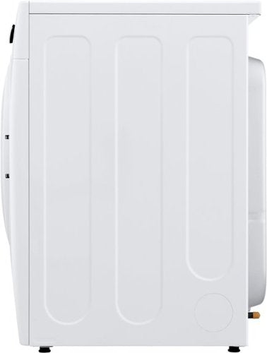 LG - 7.4 Cu. Ft. Stackable Gas Dryer with Wrinkle Care - White
