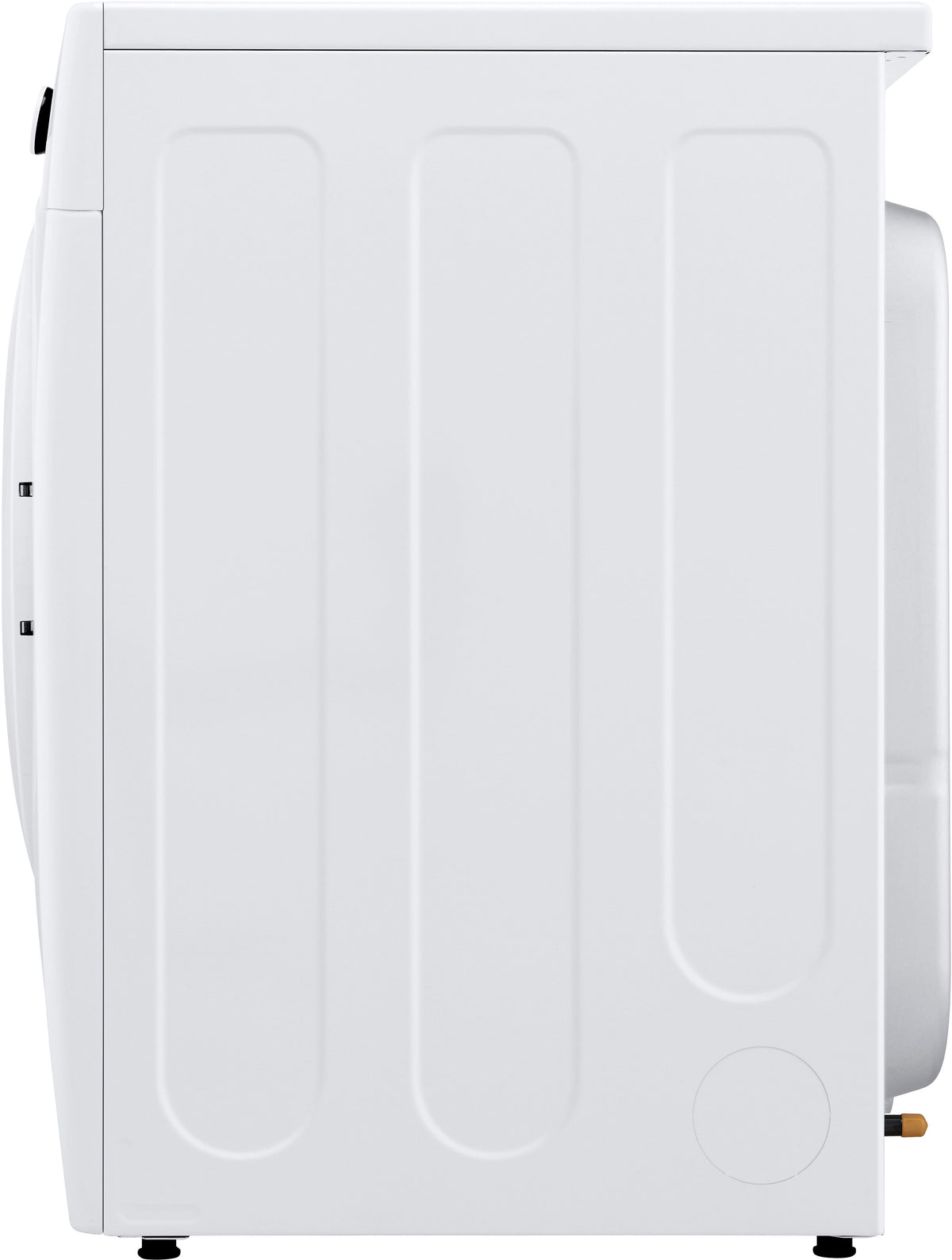 LG - 7.4 Cu. Ft. Stackable Gas Dryer with Wrinkle Care - White