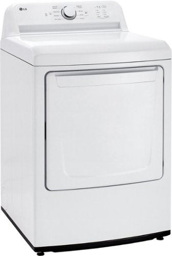 LG - 7.3 Cu. Ft. Gas Dryer with Sensor Dry - White