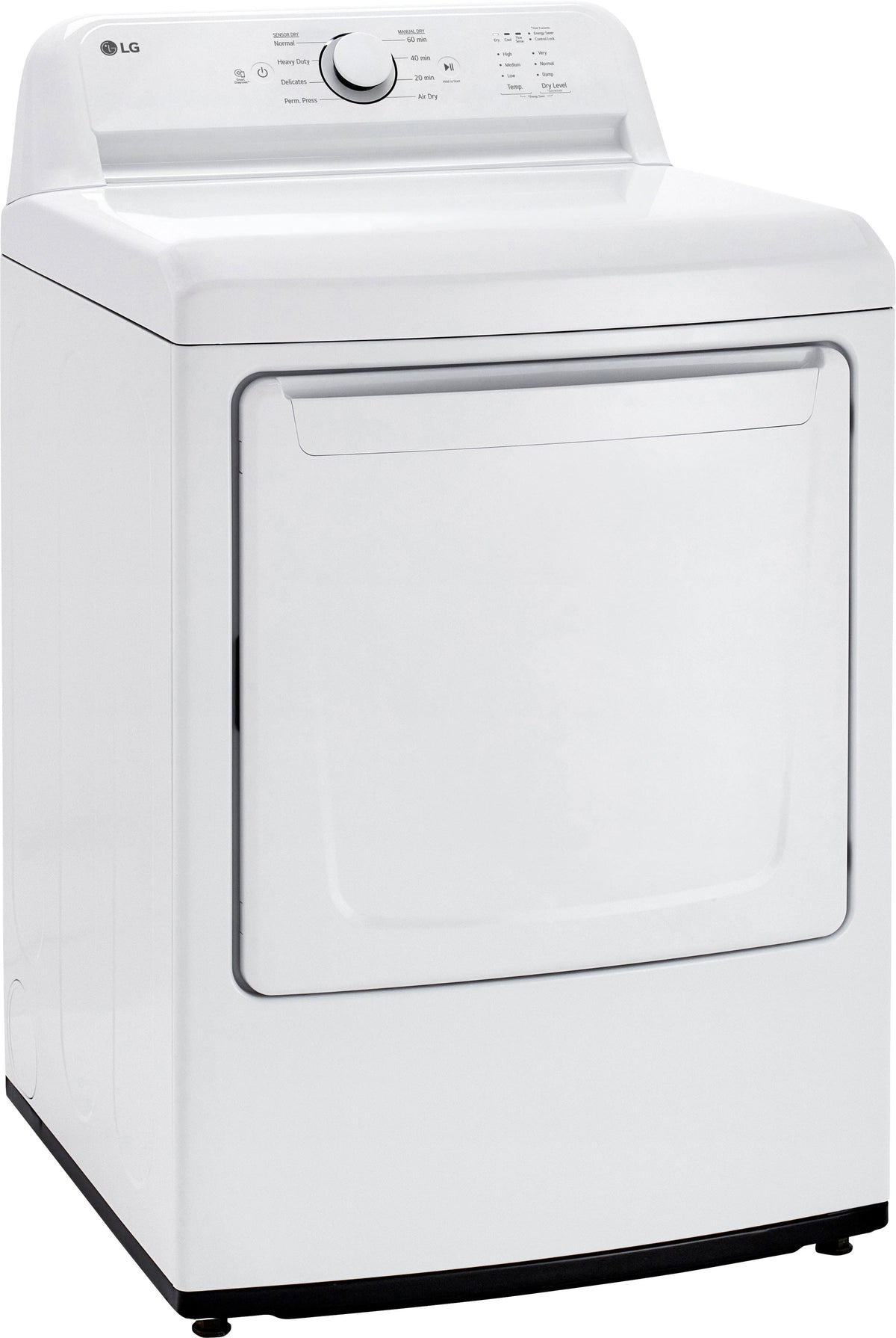 LG - 7.3 Cu. Ft. Gas Dryer with Sensor Dry - White