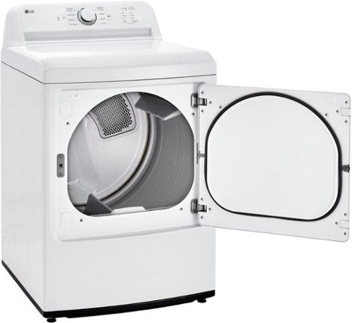 LG - 7.3 Cu. Ft. Gas Dryer with Sensor Dry - White