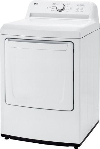 LG - 7.3 Cu. Ft. Gas Dryer with Sensor Dry - White