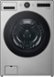 LG - 4.5 Cu. Ft. High-Efficiency Stackable Smart Front Load Washer with Steam and TurboWash 360 - Graphite Steel