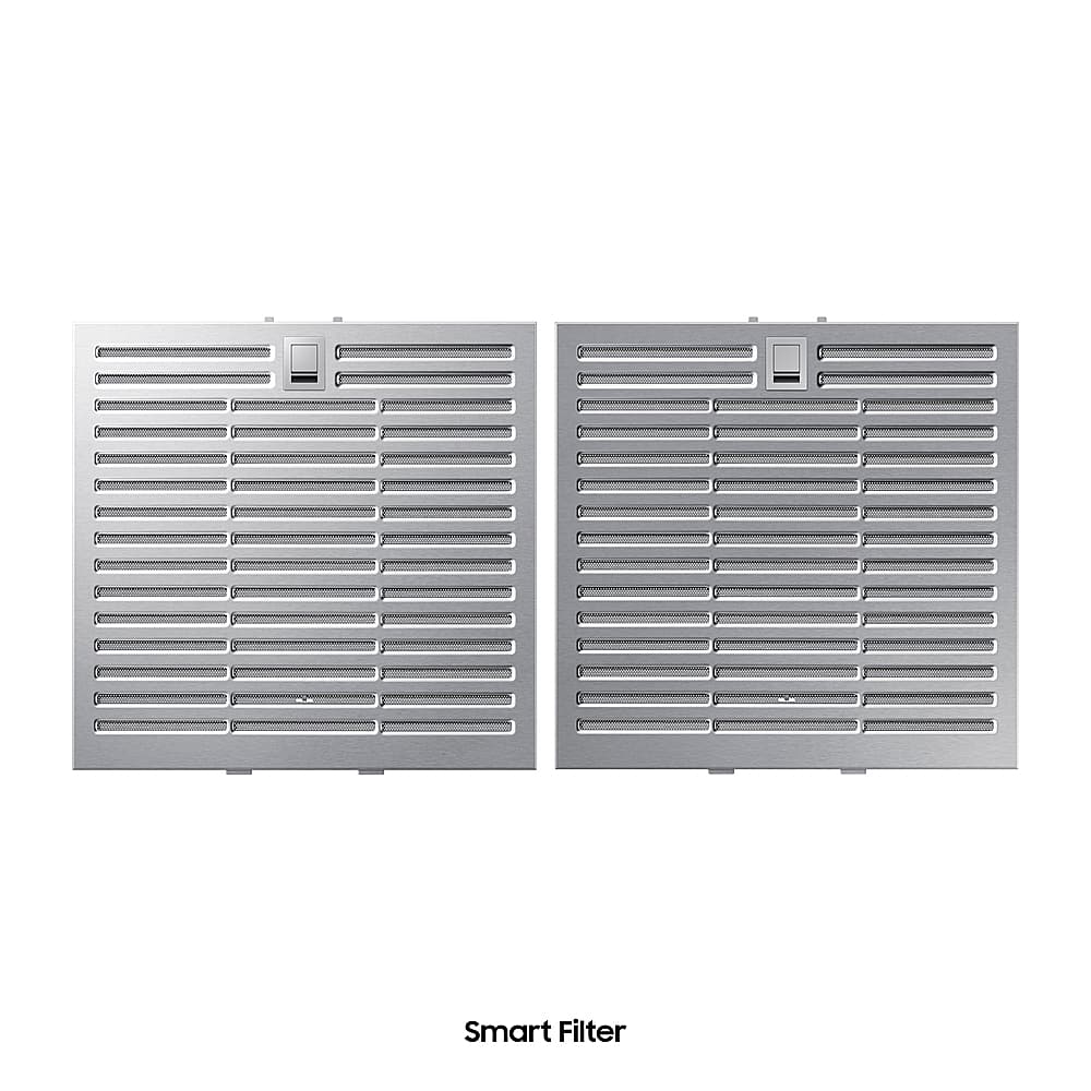 Samsung BESPOKE - 29 inches - Convertible - Wall Range Hood - Gray